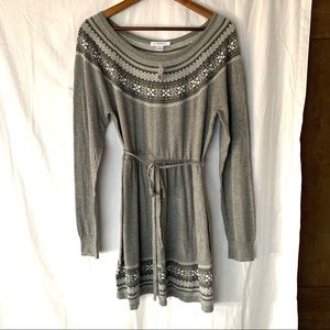 Motherhood Maternity Fair Isle Sweater Dress